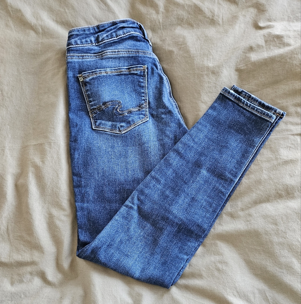 Silver Jeans Blue Skinny Jeans Classic Denim